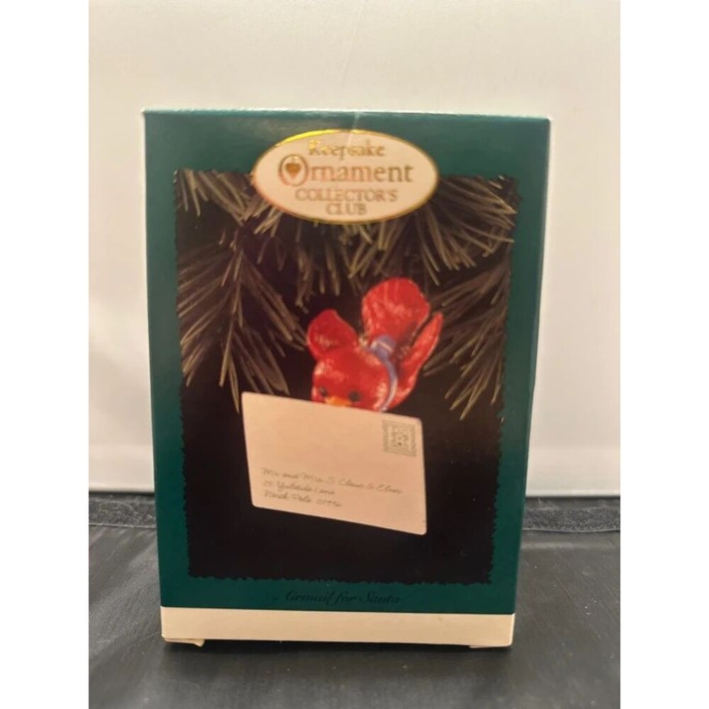 Hallmark Keepsake Ornament Collectors Club Airmail for Santa Christmas 1995
